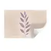 Tak - Bladeren - Minimalistisch - Beige Muursticker klein -3d