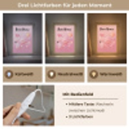 Planeten - Roze - Sterren Light Box met kabel (Kinderlampje) klein -USP_lichtkleurDE