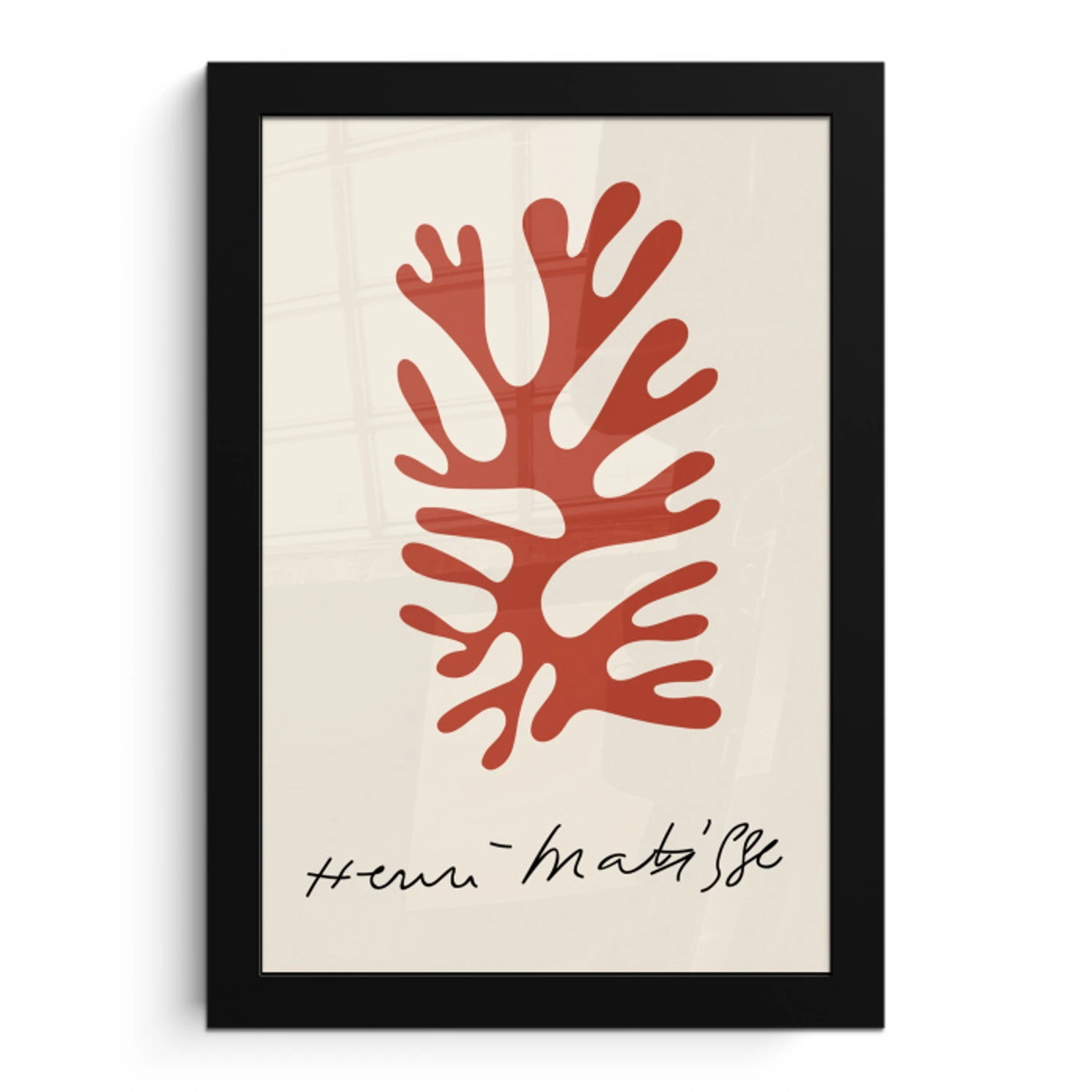 Matisse - Oude meesters - Abstract - Kunstwerk fotolijst zwart zonder passe partout klein -3d