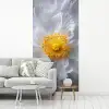 Wit - Bloem - Elegant fotobehang vinyl groot -woonkamer