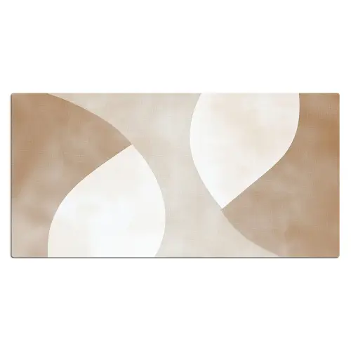 Bruin - Japandi - Abstract Muismat XXL klein -3d_leeg
