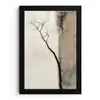 Wabi sabi - Plant - Beige fotolijst zwart zonder passe partout klein -3d