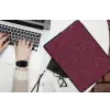 Bladeren - Patroon - Paars laptophoes neopreen klein 279 -bureau