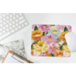 Lelies - Aquarel - Pastel muismat rubber klein 262 -witbureau