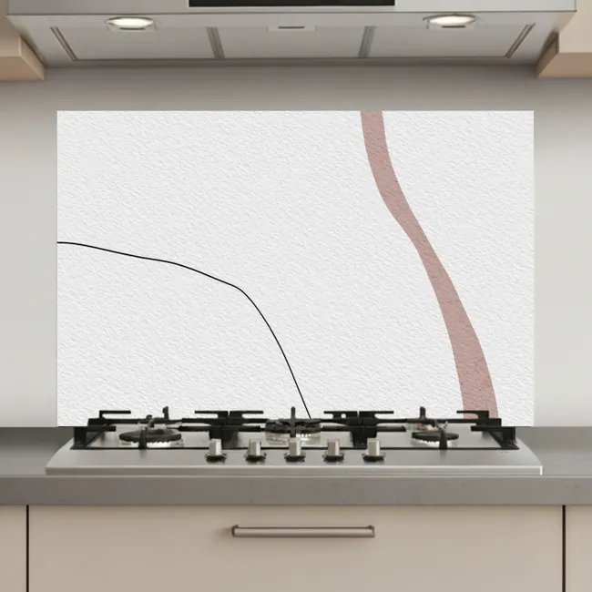 Lijn - Pastel - Design keuken achterwand spatscherm klein -3d_website