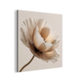 Bloem - Beige - Crème aluminium wit klein -3d