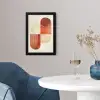 Bogen - Beige - Vormen fotolijst zwart zonder passe partout klein -sfeer4