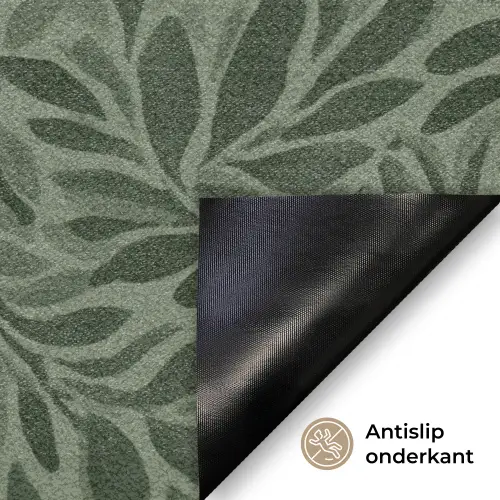 Bladeren - Organisch - Groen Deurmat klein 898 -antislip_NL