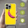 Banaan - Grafisch - Geel Hoesje iPhone 16 Pro Max met koord klein -sfeer2_NL