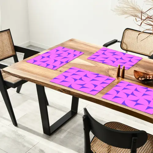 Kwadranten - Paars - Roze - Vierkanten Placemat vinyl groot 368 -zzsfeer4_Kitchenyeah-website