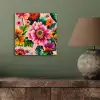 Bloemen - Kleurrijk - Roze aluminium wit klein -sfeer2