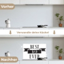 Papa - Quote - Beste papa keuken achterwand spatscherm klein -voor_na_DE