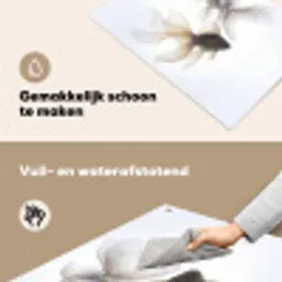 Goudvissen - Modern - Wit Inductie beschemer met haakjes klein -ky-schoon-nl
