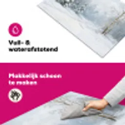 Bospad - Dennen - Sneeuw - Winter - Rustgevend Inductie beschermer vinyl 3mm klein -wsfeer6_website