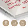 Quote - Sterren - Rood - Memories plexiglas 5mm klein -sfeer2