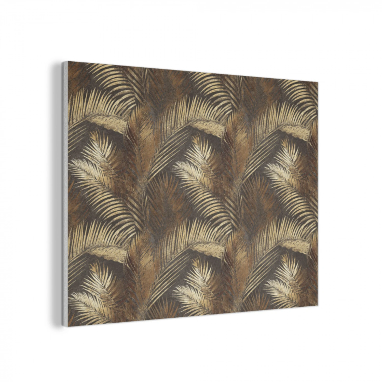 Tropisch - Bladeren - Goud PET vilt klein 837 -3d