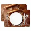 Wereldkaart - Koekjesdeeg - Warme baksfeer Placemat vinyl groot -zzsfeer2_Kitchenyeah-website
