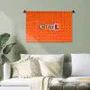Cool - Stippen - Oranje Wandkleed katoen klein -sfeer7