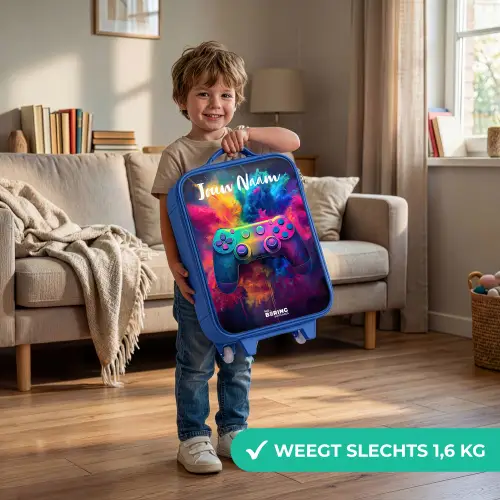 Game - Controller - Kleurrijk - Explosie Kinderkoffer - Blauw klein -sfeer2_NL