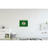 Cirkel - Roze - Tekst - Art textielposter latten blank klein -kinderkamer