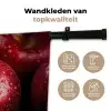 Rood - Appels - Fruit Wandkleed katoen klein -sfeer2