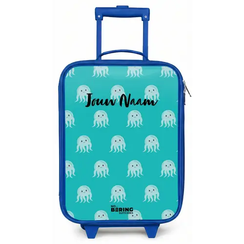 Kekke kwalletjes Kinderkoffer - Blauw klein -zz3dotto