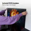 Mozaïek - Glas - Maan - Donkerblauw Inductie beschemer met haakjes klein -ky-ophangen-nl
