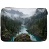 Waterval - Bomen - Bergen laptophoes neopreen klein -zkaufland3dotto