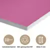 Girl power - Hart - Roze - Rood PET vilt klein -closeup_NL