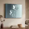 Kristal - Bloemen - Grijs Textielframe zwart klein -sfeer3