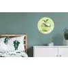 Groen - Disco - Decoratie - Appel Wandcirkel aluminium klein -slaapkamer