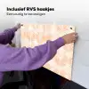 Waaier - Patroon - Perzik Inductie beschemer met haakjes klein 777 -ky-ophangen-nl