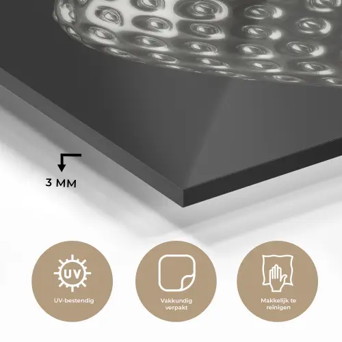 Aardbei - Zaadstructuur - Realistisch plexiglas 5mm klein -sfeer2