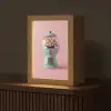 Kauwgom - Retro - Snoep - Roze Light Box met kabel (Tafellamp) klein -z3d_website