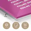 Focus on the good - Roze - wit plexiglas 5mm klein -sfeer2