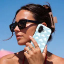 Wolken - Illustratie - Blauw Toughcase MagSafe Apple iPhone 17 klein 1017 -Sfeer2V