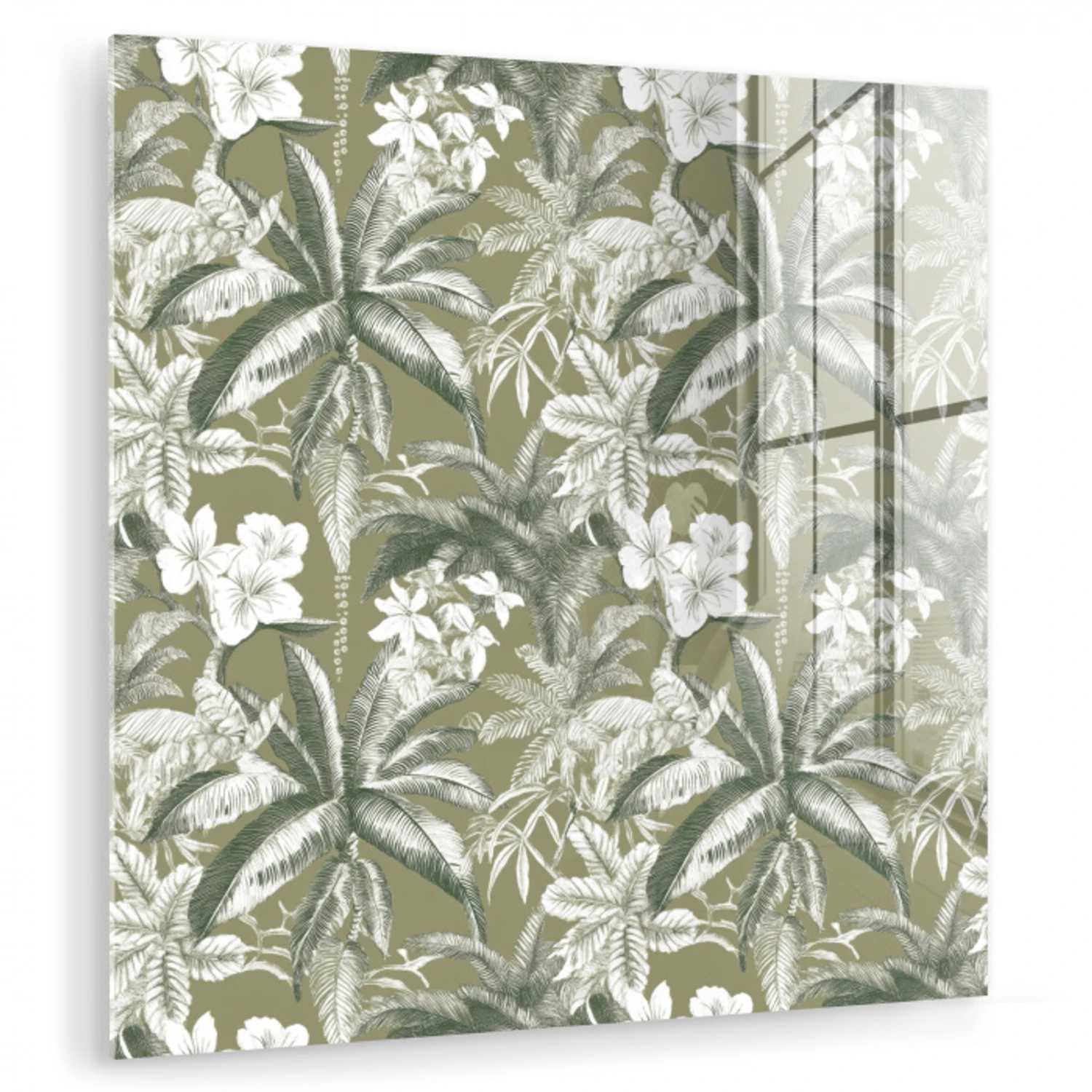 Botanisch - Bloemen - Groen plexiglas 5mm klein 11 -zzzproduct_nieuw