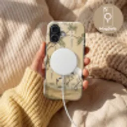 Kraanvogels - Water - Beige Toughcase MagSafe Apple iPhone 17 klein -USP_MagsafeV