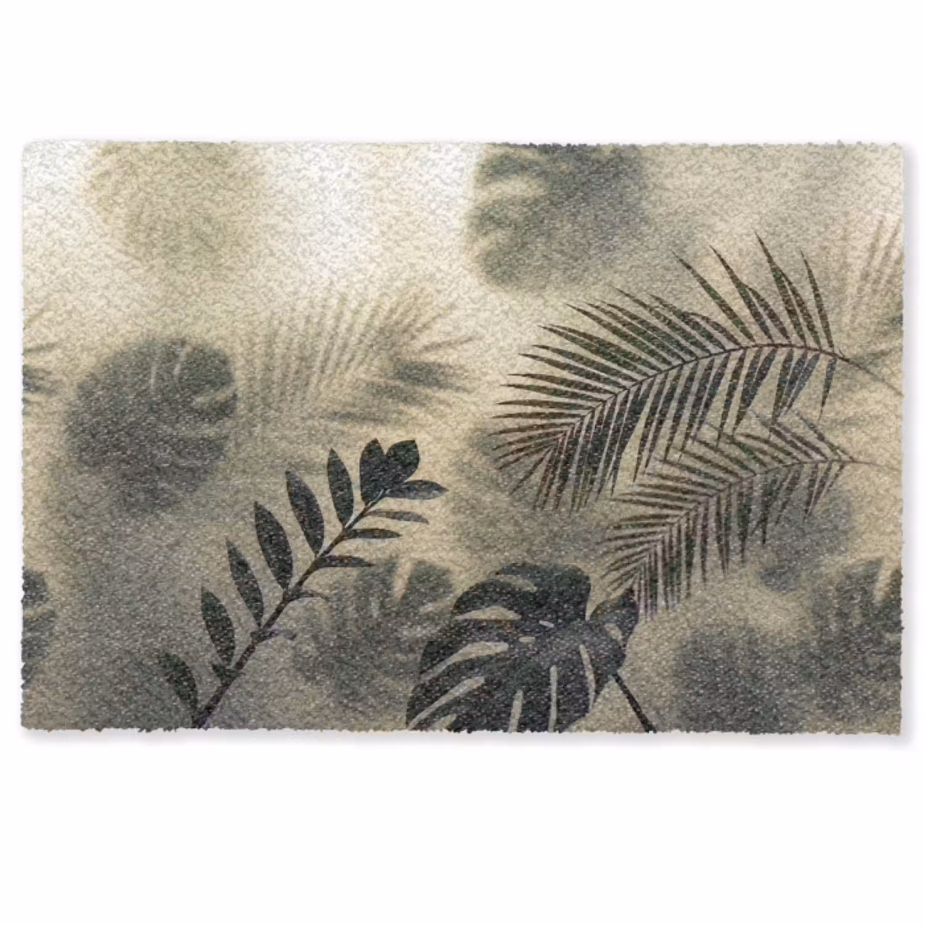 Planten - Bladeren - Schaduwen - Groen - Modern Deurmat klein -zkaufland3d