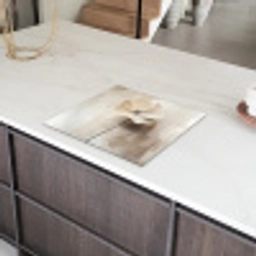 Bloem - Beige - Verf - Schaduw Inductie beschermer vinyl 3mm middel -sfeer8