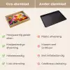 Felgekleurd - Bloemblaadjes - Abstract Dienblad Rechthoek middel -USP_VergelijkingNL