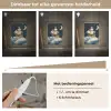 Zeilschip - Sterrenhemel - Wolken - Blauw Light Box met kabel klein -USP_dimbaarNL