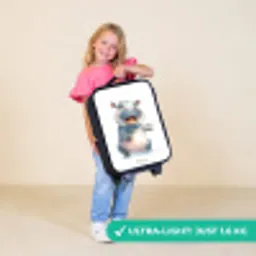 Baby nijlpaard Kinderkoffer - Zwart klein -sfeer2_UK