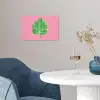 Blad - Groen - Illustratie - Minimalistisch poster papier klein -sfeer3