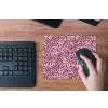 Organisch - Patroon - Roze muismat rubber klein 262 -toetsenbord