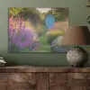 Tuinhuisje - Blauw - Bloemen PET vilt klein -sfeer2
