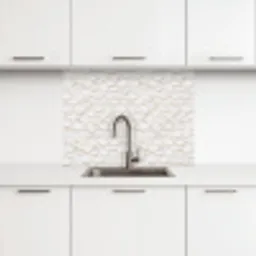 Schubben - Wit - Elegant keuken achterwand 2 middel 865 -3d