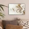 Bloem - Hout - Tarwe canvas 2cm klein -sfeer1
