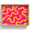 Lijn - Geel - Abstract Dienblad Rechthoek middel -z3d_shopping