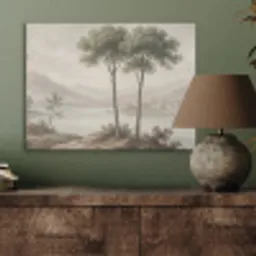 Bomen - Meer - Bergen - Illustratie PET vilt klein -sfeer2